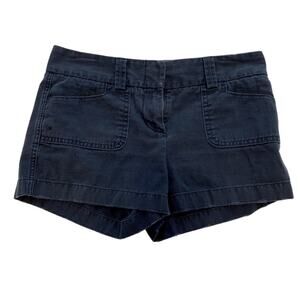 J. Crew Mid-Rise Navy Blue Chino Short